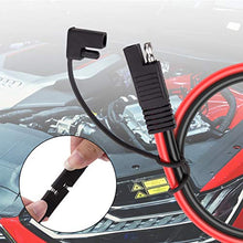 Load image into Gallery viewer, SAE Battery Connector - iGreely 10 Gauge Wire SAE to O Ring Terminal, 2-Pin Quick Disconnect SAE Battery Cable Extension Wire for Solar Panel Automotive Marine Motorcycle Cars RV 10 AWG 2ft/60cm
