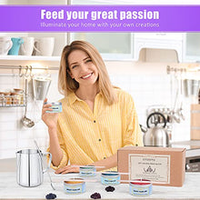 Load image into Gallery viewer, Candle Making Kit, Scented Candles Supplies DIY Gift for Kids, Adults, Beginners, DIY Craft Gift Kits Include Candle Melting Pot, Soy Wax, Centering Devices, Tins, Wicks, Stir Rod & More
