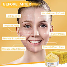 Load image into Gallery viewer, ANAIRUI Turmeric Vitamin C Clay Mask for Acne and Dark Spots, Vitamin C & E Clay Facial Mask for Blackheads, Pores, Wrinkles, Fine Lines, Hydrating, Clarifying, Cleansing Skincare Mask, 4.23 OZ