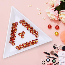 Load image into Gallery viewer, Jollin Glue Fix Crystal Flatback Rhinestones Glass Diamantes Gems for Nail Art Crafts Decorations Clothes Shoes(ss4 2880pcs, DawnLight)