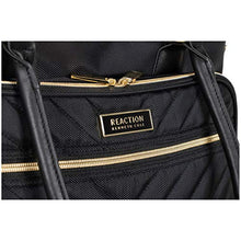 Load image into Gallery viewer, Kenneth Cole Reaction Chelsea Quilted Chevron 15" Laptop & Tablet Business Tote With Removeable Shoulder Strap, Black