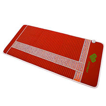 Load image into Gallery viewer, PHYMAT Amethyst Far Infrared Heating Pad - EMF Free Amethyst Heating Infrared Mat - Crystal Radiant Heat,Natural Ion - Adjustable Temp Settings,Overheat Protection(70"x31")