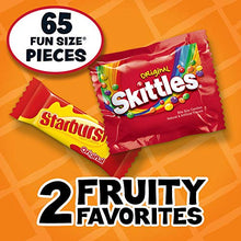 Load image into Gallery viewer, SKITTLES & STARBURST Candy Fun Size Variety Mix 31.9-Ounce Bag, 65 Pieces