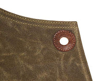 Load image into Gallery viewer, One Size Fits Utility Apron | Adjustable Cross-Back Straps | Multi-Use Shop Apron With Tool Pockets By Aaron Leather (Canvas - Green)