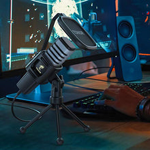 Load image into Gallery viewer, USB Microphone, TONOR Cardioid Condenser Computer PC Mic with Tripod Stand, Pop Filter, Shock Mount for Gaming, Streaming, Podcasting, YouTube, Voice Over, Twitch, Compatible with Laptop Desktop, TC30