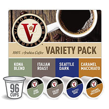 Load image into Gallery viewer, Flavored & Unflavored Coffee Variety Pack for K-Cup® Keurig 2.0® Brewers, 96 Count Victor Allen’s Coffee® Single Serve Coffee Pods