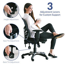 Load image into Gallery viewer, Modway Articulate Ergonomic Mesh Office Chair in Black