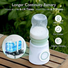 Load image into Gallery viewer, Momcozy Portable Bottle Warmer for Travel, Double Leak-Proof Travel Bottle Warmer with Fast Heating, Safety Material Baby Bottle Warmer for Dr. Brown, Philips Avent, Medala, Tommee Tippee, Comotomo