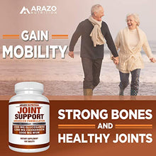 Load image into Gallery viewer, Glucosamine Chondroitin Turmeric MSM Boswellia - Joint Support Supplement for Relief 180 Tablets - Arazo Nutrition
