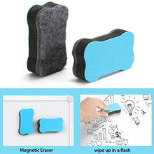 Load image into Gallery viewer, 11" x 14" White Boards, Ohuhu 2 Packs Double Side Magnetic Hanging Whiteboards/ Dry Erase Board with 8 Whiteboard Markers, Dry Erase White Board for Fridge, Wall, Glasses, Home Office Aluminum Frame