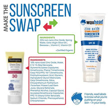 Load image into Gallery viewer, Waxhead Zinc Oxide Sunscreen with Vitamin D and Vitamin E, Biodegradable Sunscreen, Zinc Sunscreen for Sensitive Skin, Tattoo, Eczema, Rosacea, EWG Rated 1 (4 ounces)