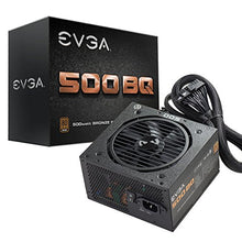 Load image into Gallery viewer, EVGA 110-BQ-0500-K1, 500 Bq, 80+ Bronze 500W, Semi Modular, FDB Fan, 3 Year Warranty, Power Supply