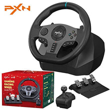 Load image into Gallery viewer, PXN V9 Gaming Steering Wheels - 270/900° Driving Sim Racing Wheel, PC Racing Wheel Dual-Motor Vibrate with Pedals and Joystick, for Xbox Series X|S,PS3, PC,Xbox One,Nintendo Switch - Unique Gifts For Xmas
