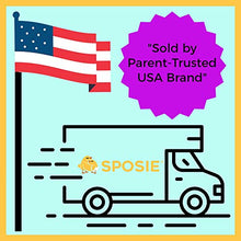 Load image into Gallery viewer, Sposie with Adhesive, Stop Overnight Diaper leaks, Nighttime Protection for Heavy Wetters, Potty Training, and Active Sleepers, Fits Diaper Sizes 4-6 and Pull-ons 2T-5T, 84 ct for Boys and Girls