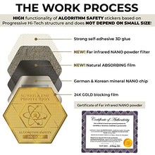 Load image into Gallery viewer, 5G&EMF Blockers for Mobile Phones – EMF Protection Cell Phone Stickers - 24K Gold Neutralizer - 5G Mobile Phone Protector - Anti-Radiation Shields - 5G Protection for All Devices - BIO Card&Saver Chip