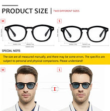 Load image into Gallery viewer, Vintage Round Eyewear Blue Light Blocking Eyewear Black Frame Anti Blue Light Transparent Lens