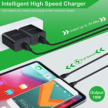 Load image into Gallery viewer, Quick Charge 3.0 Wall Charger, 4Pack 18W 3Amp Fast Charging Block Cube Plug for Samsung Galaxy S22/S21/S21 Ultra/S20 FE Note 20 Ultra A13 A02S A12 A32 A42 A52 A10E A11 A21 A51 S10 S9 S8 S7 Edge S6 J7