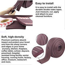 Load image into Gallery viewer, Baby Proofing Safe Edge & Corner Guards Cushion 13ft - Thickened Child Safety Furniture Bumper & Table Protectors. Pre-Taped Corners(W Brown)