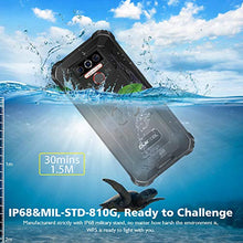 Load image into Gallery viewer, OUKITEL WP5 (2020) Rugged Cell Phones Unlocked Android 10 Smartphone 8000mAh Battery Triple Camera 4 LED Flashlights 4GB+32GB IP68 Waterproof 5.5 HD+ Global GSM 4G Dual SIM Phone Face ID Fingerprint