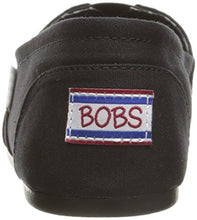 Load image into Gallery viewer, BOBS from Skechers Women's Plush Peace and Love Flat,Black,5 M US