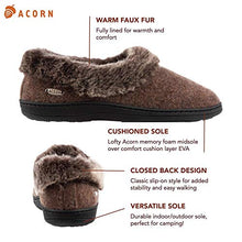 Load image into Gallery viewer, Acorn Women’s Chinchilla Moccasin Slippers, Plush Faux Fur with a Multi-Layer Memory Foam Footbed And A Rubber Sole.