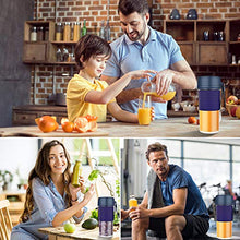 Load image into Gallery viewer, KING.Chef Portable Blender USB Rechargeable, Personal Blender for Shakes and Smoothies, Strong Power Mini Blenders for Smoothies with 13oz,for Travel Home Office