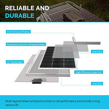 Load image into Gallery viewer, Renogy 2PCS 100 Watt Solar Panels 12 Volt Monocrystalline, High-Efficiency Module PV Power Charger for RV Battery Boat Caravan and Other Off-Grid Applications, 2-Pack Compact Design