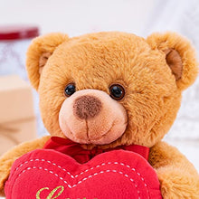 Load image into Gallery viewer, Lazada Teddy Bear with Heart Stuffed Animal(I Love You) Gifts 8 Inches