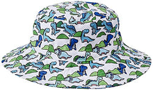 Load image into Gallery viewer, Baby Sun Hat Toddler Summer UPF 50+ Sun Protection for Baby Girls Boys Dinosaur Infant Beach Hat with Wide Brim Kids Caps Circumference: 17.3-18.1 inch (44-46 cm)