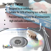 Load image into Gallery viewer, Simply Tweak Personal Sound Amplifier | Light and Discreet Digital Audio Aid Device with Noise Cancelling and Programmed Listening Modes