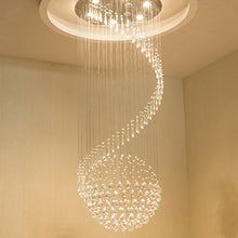 Load image into Gallery viewer, Fushing 10Pcs 1ft Chandelier Icicle Crystal Prisms Pendant Drop Bead Curtain (Style 1)