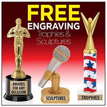 Load image into Gallery viewer, Crown Awards Crystal Bowling Trophies, 6 1/2" Mini Crystal Bowling Pin Pedestal Trophy, Great Bowling League Gifts Prime