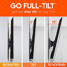 Load image into Gallery viewer, ECHOGEAR Full Tilt TV Wall Mount - Advanced Extendable Bracket for Maximum Tilting Range On Large TVs - Ideal for Mounting A 40"-86" TV Above A Fireplace - Easy Install & Hardware Included - EGLT2