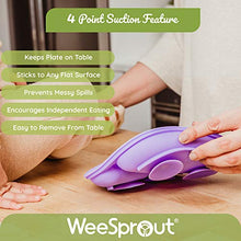 Load image into Gallery viewer, WeeSprout Suction Plates for Babies & Toddlers | 100% Silicone | Plates Stay Put with Suction Feature | Divided Design | Microwave & Dishwasher Safe | 3 Pack