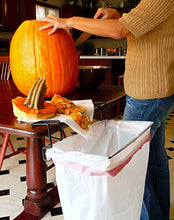 Load image into Gallery viewer, Trash-Ease-Table - The Portable Trash Bag Holder-for Indoor/Outdoor Camping, Tailgating, Picnics, Parties, Crafting, Scrapbooking,13 Gallon Garbage Bag Size, NO Tools Needed (Black)