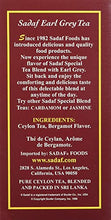 Load image into Gallery viewer, Sadaf Earl Grey Tea Loose Leaf Box 16 oz - Special Blend Earl Grey Ceylon Black Tea - Product harvested in Sri Lanka