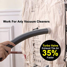 Load image into Gallery viewer, Hanging Vacuum Space Saver Bags for Clothes, 4 Pack Long 53x27.6 inches, Vacuum Seal Storage Bag Clothing Bags for Suits, Dress Coats or Jackets, Closet Organizer and Storage