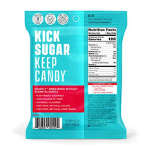 Load image into Gallery viewer, SmartSweets Sweet Fish, Candy with Low Sugar (3g), Low Calorie (100), No Artificial Sweeteners, Vegan, Plant-Based, Gluten-Free, Non-GMO, Healthy Snack for Kids & Adults, 1.8oz (Pack of 12)