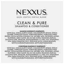 Load image into Gallery viewer, Nexxus Clean and Pure Clarifying Shampoo and Conditioner for Nourished Hair With ProteinFusion, Paraben Free 33.8 oz, 2 Pack