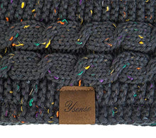 Load image into Gallery viewer, 2 Pack Ear Warmer Headband Women Winter Cable Knit Headband Twist Fuzzy Fleece Lined Gifts Stocking Stuffers for Mom