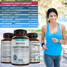Load image into Gallery viewer, Glucosamine Chondroitin MSM Turmeric 2100mg - 3X Triple Strength Joint Supplement for Men & Women. Supports Pain Relief for Knees, Back, Hips & Inflammation. Gluten-Free & Non-GMO