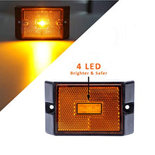 Load image into Gallery viewer, CZC AUTO 12V Submersible LED Trailer Tail Light Kit for Under 80 Inch Trailer Boat utility Trailer Waterproof (Trailer light kit)