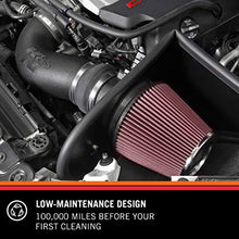 Load image into Gallery viewer, K&N Cold Air Intake Kit: High Performance, Guaranteed to Increase Horsepower: Fits 2015-2019 Ford F150, 2.7L V6,63-2593