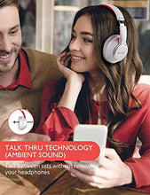 Load image into Gallery viewer, Hybrid Active Noise Cancelling Headphones, SuperEQ S1 Wireless Over Ear Bluetooth Headset, 45H Playtime, Hi-Res Audio, Deep Bass, Wireless & Wired 2-in-1 Ideal for Travel Home Office (White)