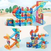 Load image into Gallery viewer, MAGBLOCK Magnetic Tiles Pipe Magnetic Blocks Magnets Toys for Kids Toddler Toys Magnetic Building Set Magnet Tiles Building Block for Girl Boy Toys 176PCS