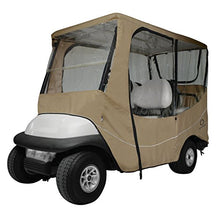 Load image into Gallery viewer, Classic Accessories Fairway Golf Cart Travel Enclosure, Khaki, Long Roof