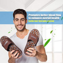 Load image into Gallery viewer, CLORIS Reflexology Foot Massagers Acupressure Massage Slippers for Men Wome, Relief Plantar Fasciitis Heel Arch Arthritis Neuropathy Pain Gift (Men Size 8-10, Women Size 9-12)