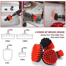 Load image into Gallery viewer, SJPLZQC 18 Pcs Car Cleaning Tools Kit with Car Detailing Brush Set,Auto Detailing Drill Brush Set,Car Cleaning Kit for Cleaning Wheels,Dashboard,Interior,Exterior,Leather, Air Vents, Emblems