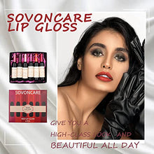 Load image into Gallery viewer, SOVONCARE 6 Color Wine Lip Tint, Matte Liquid Lipstick Waterproof Natural Lip Stains Set Long Lasting Wine Bottle Lip Gloss Makeup Gift Idea for Girls & Women