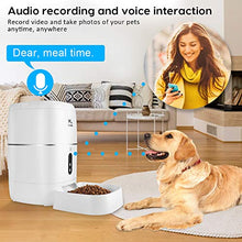 Load image into Gallery viewer, Zacro 6L Automatic Cat Dog Feeder - WiFi Automatic Pet Smart Feeder Food Dispenser, 1080P HD WiFi Pet Camera with Night Vision and 2-Way Audio Communication, Wi-Fi Enabled App for iOS/Android